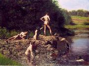 Thomas Eakins The Swimming Hole oil painting reproduction